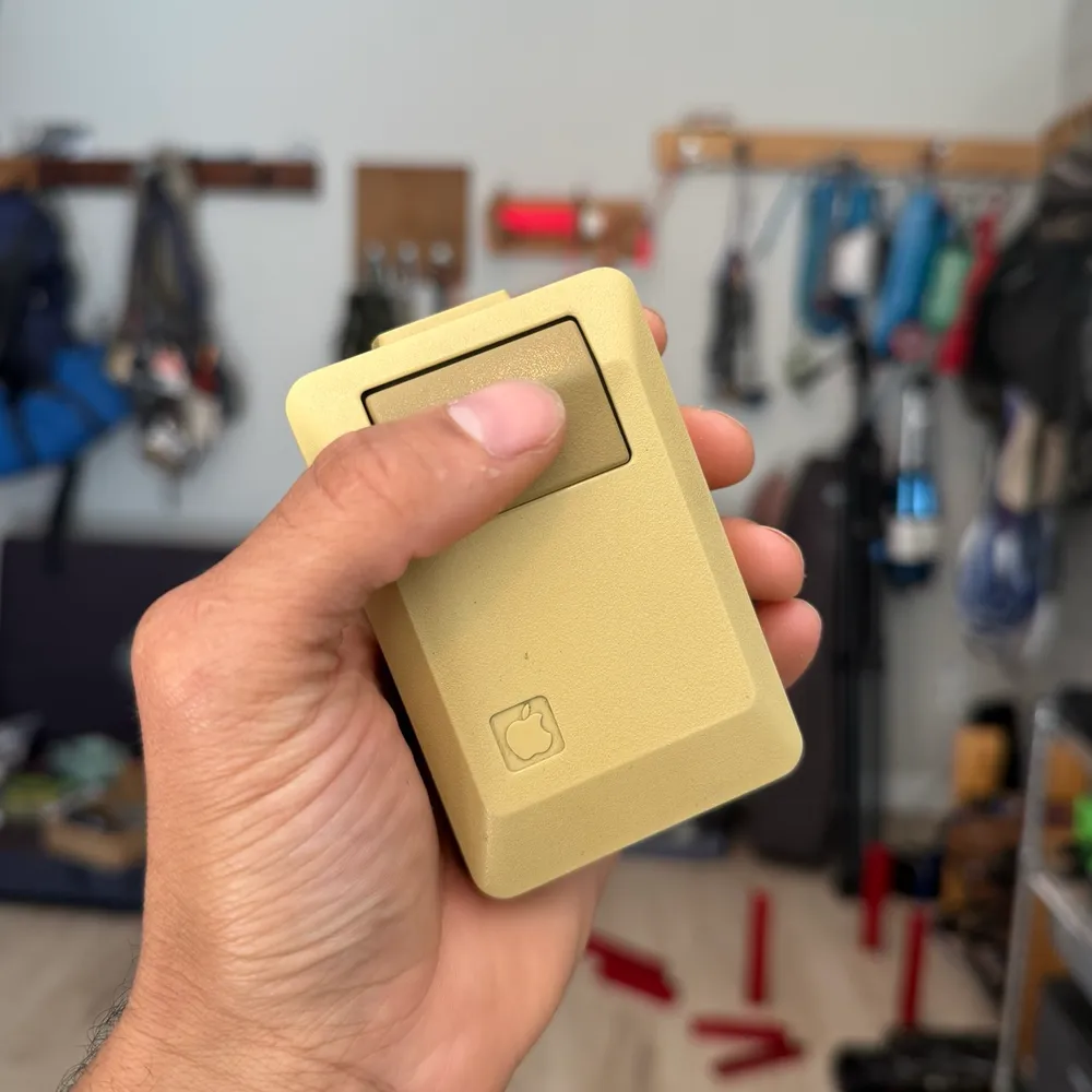 Apple M0100 Mouse Turned Into Wireless Speech To Text Button